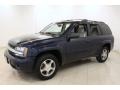 2008 Imperial Blue Metallic Chevrolet TrailBlazer LS 4x4  photo #3