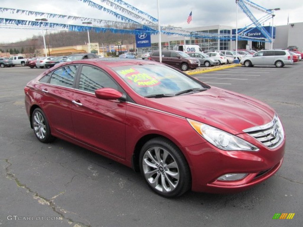 Sparkling Ruby Red Hyundai Sonata