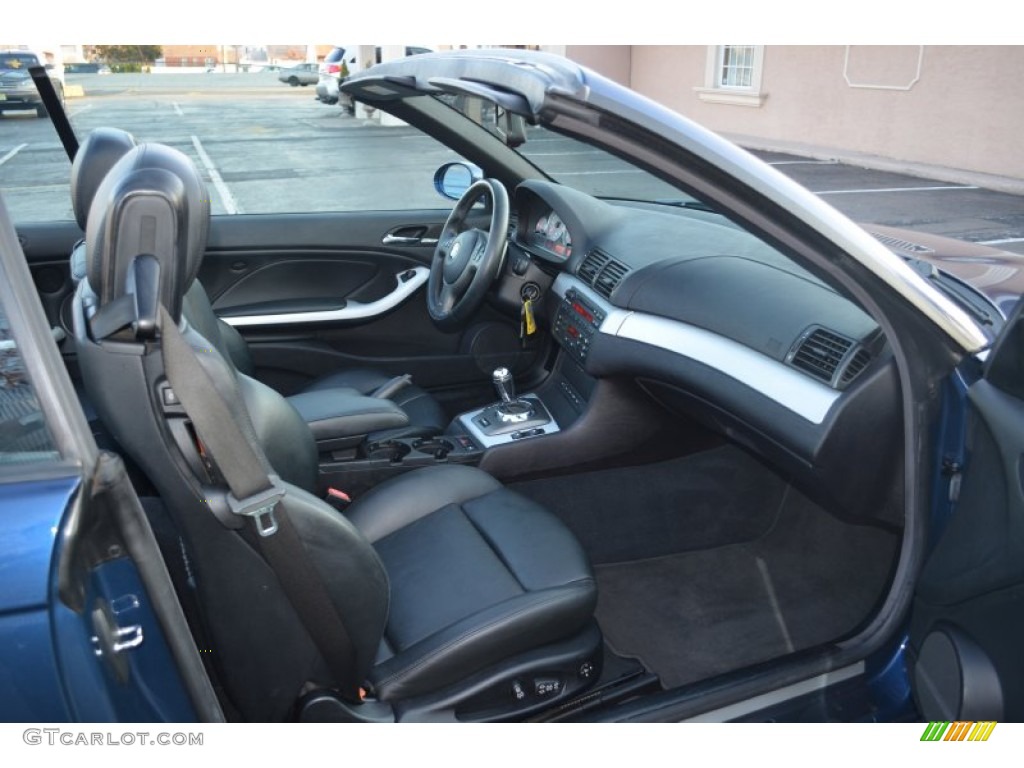 Black Interior 2005 BMW M3 Convertible Photo #62589387