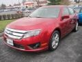 2012 Red Candy Metallic Ford Fusion SE  photo #1