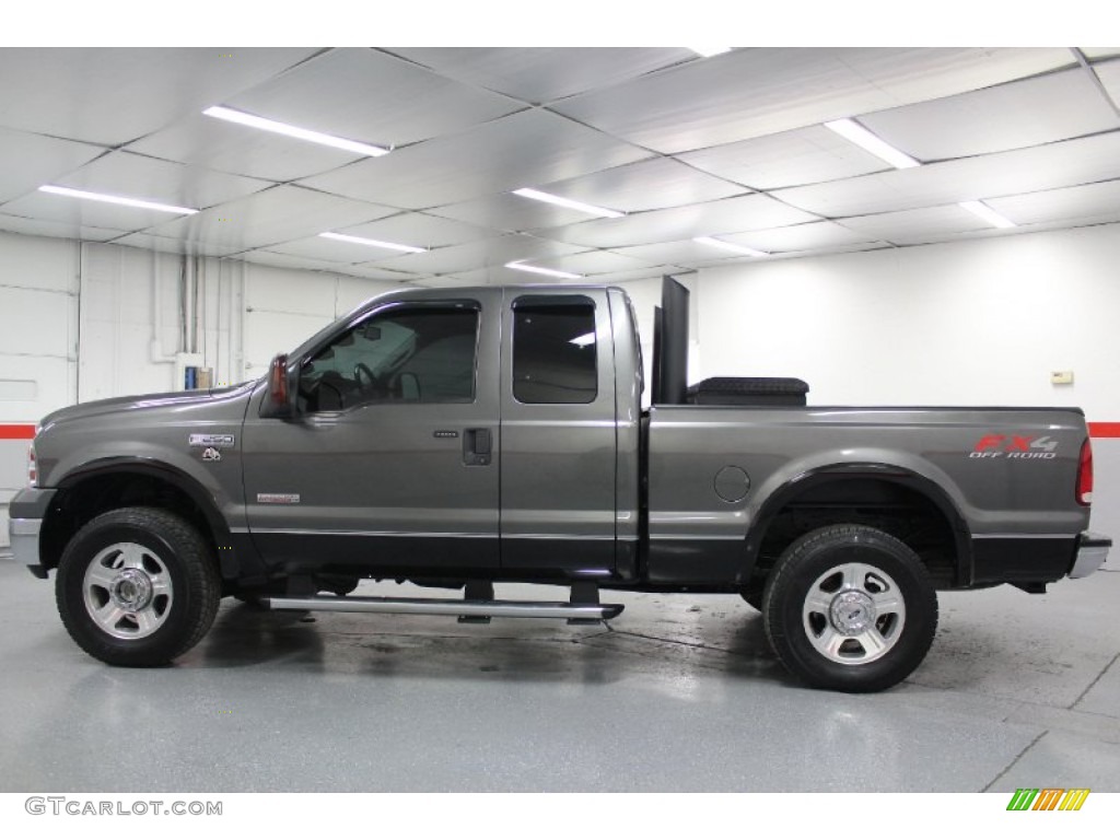 Dark Shadow Gray Metallic 2006 Ford F250 Super Duty FX4 SuperCab 4x4 Exterior Photo #62590038