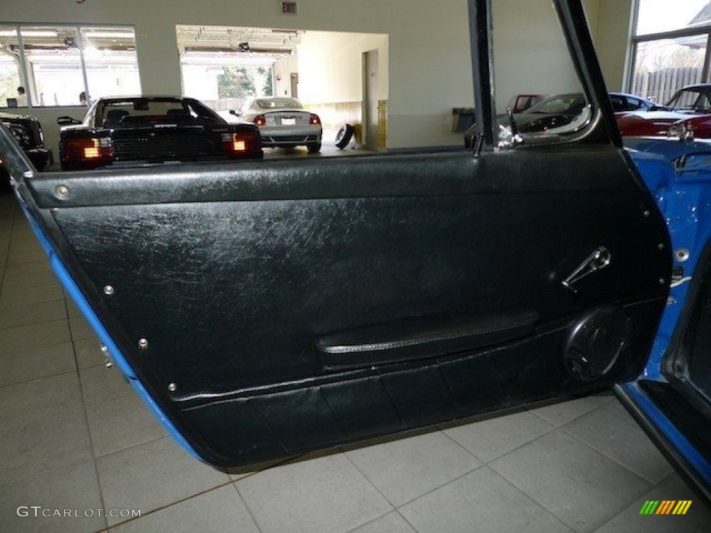 1966 Porsche 912 Coupe Black Door Panel Photo #62590113