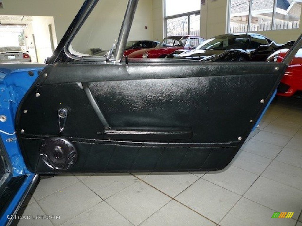 1966 Porsche 912 Coupe Black Door Panel Photo #62590212