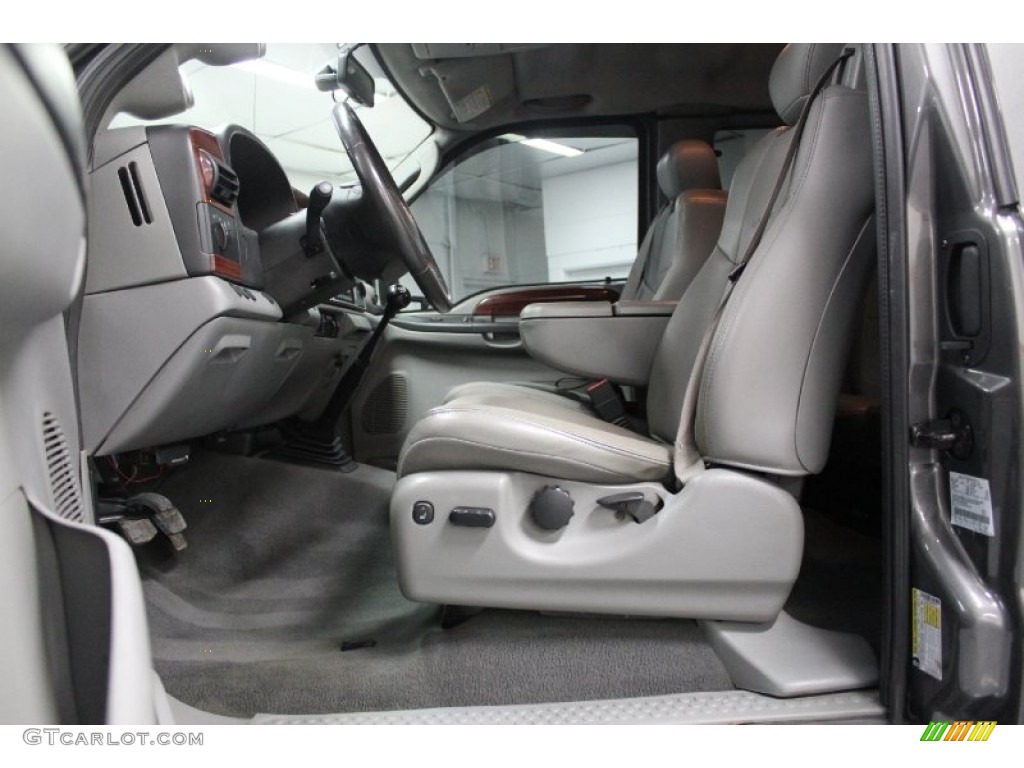 Medium Flint Interior 2006 Ford F250 Super Duty FX4 SuperCab 4x4 Photo #62590410