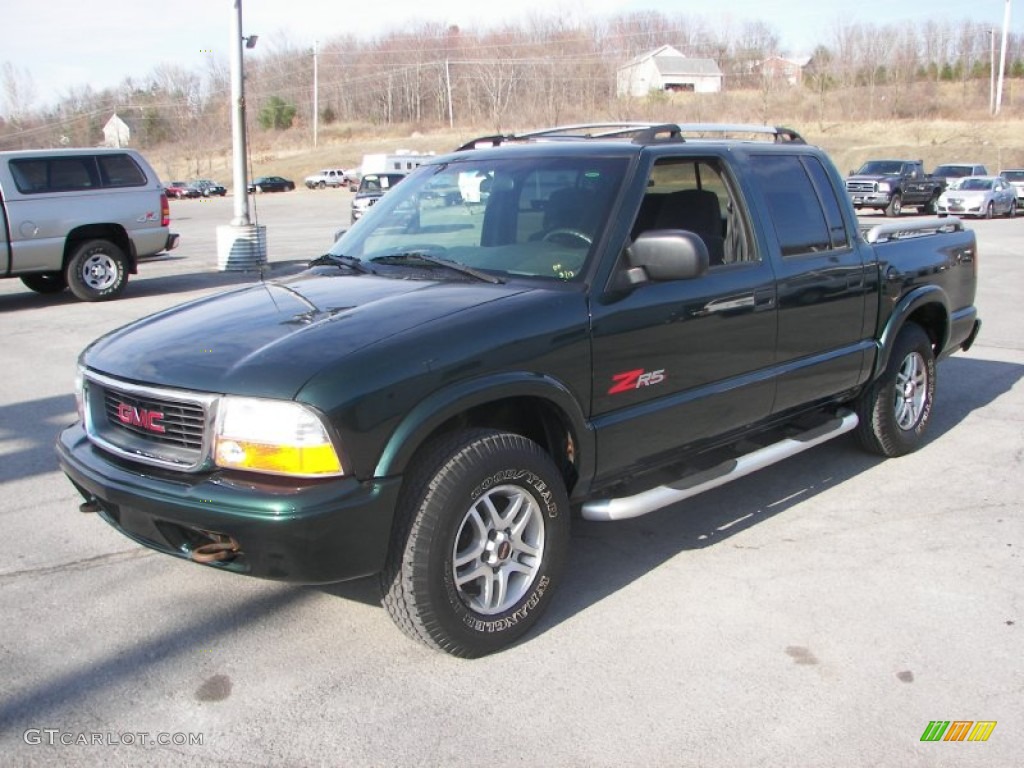 2002 Sonoma SLS ZR5 Crew Cab 4x4 - Polo Green Metallic / Graphite photo #1