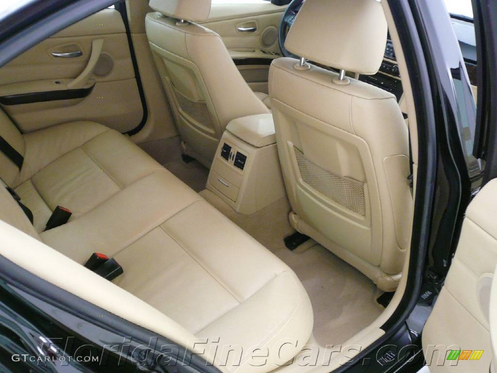 2006 3 Series 330i Sedan - Jet Black / Beige photo #15