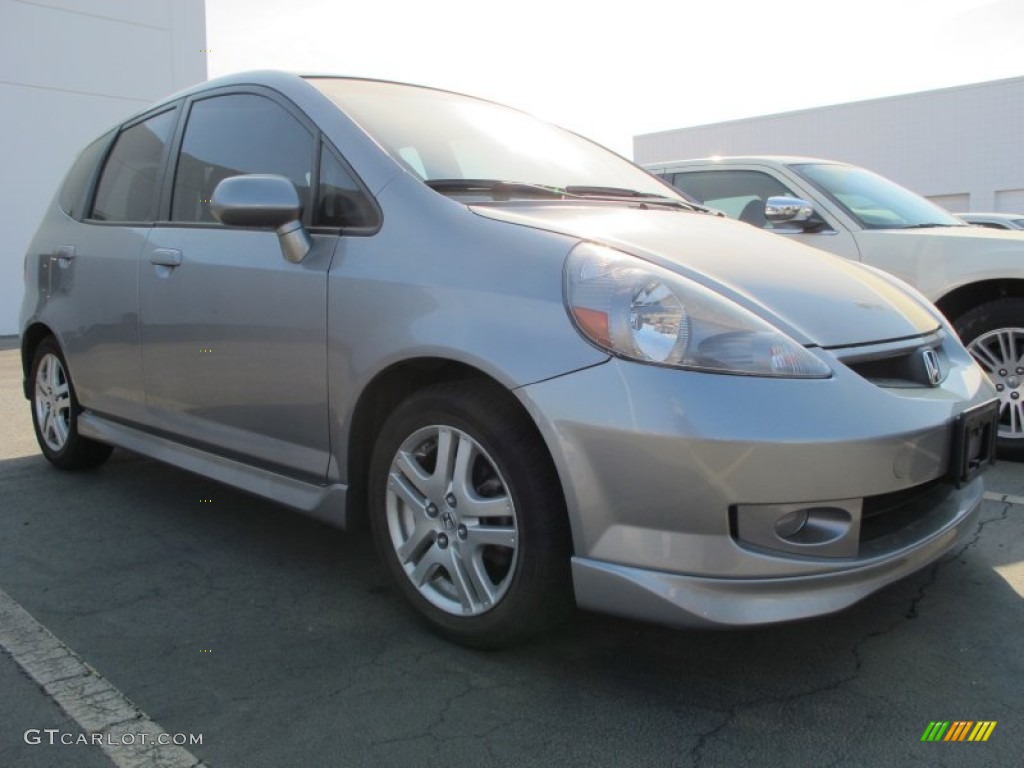 2008 Fit Sport - Storm Silver Metallic / Black/Grey photo #4