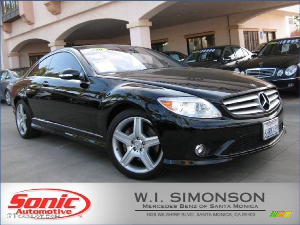 2009 CL 550 4Matic - Black / Black photo #1