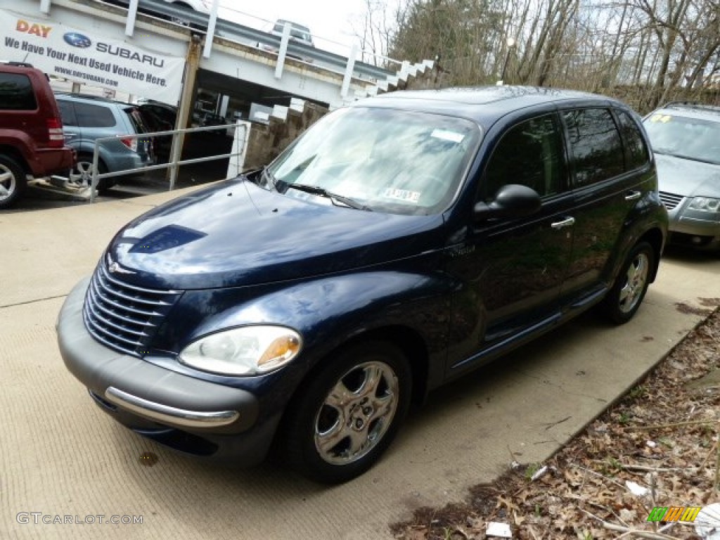 2001 PT Cruiser  - Patriot Blue Pearl / Taupe/Pearl Beige photo #3