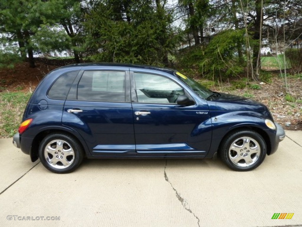 2001 PT Cruiser  - Patriot Blue Pearl / Taupe/Pearl Beige photo #6