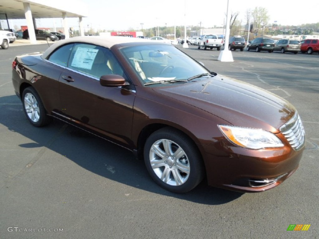2012 200 Touring Convertible - Deep Auburn Pearl / Black photo #2
