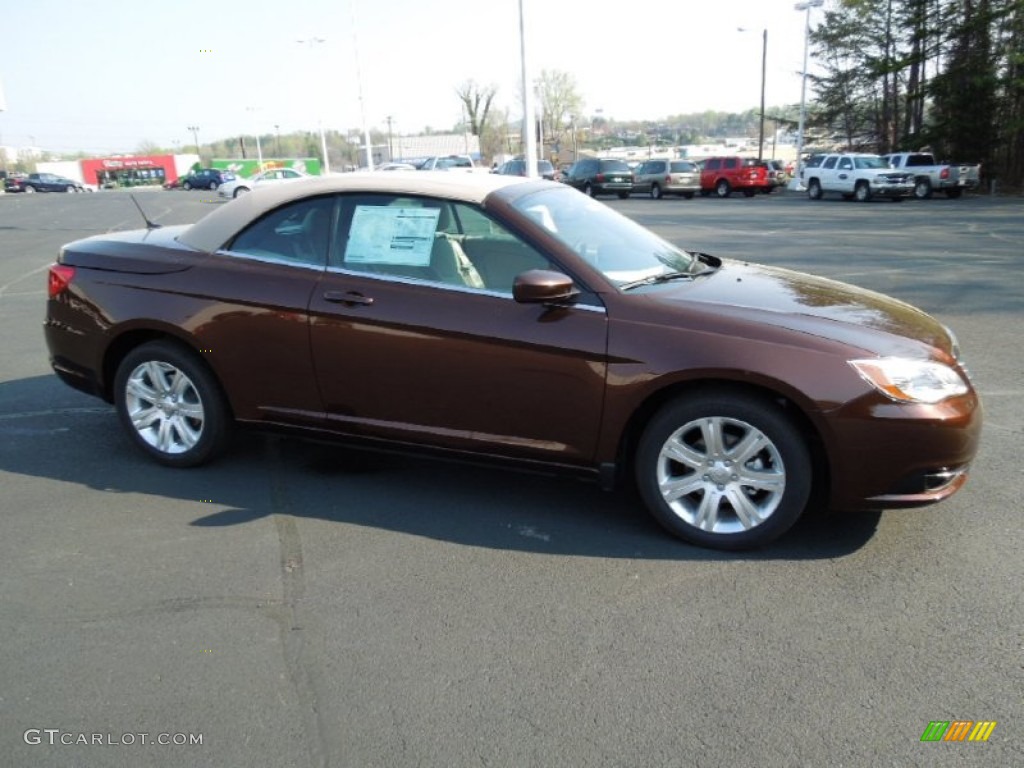 2012 200 Touring Convertible - Deep Auburn Pearl / Black photo #3