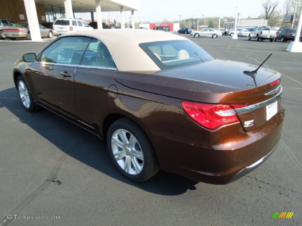 2012 200 Touring Convertible - Deep Auburn Pearl / Black photo #5
