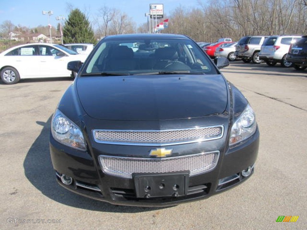 2012 Malibu LTZ - Black Granite Metallic / Ebony photo #6