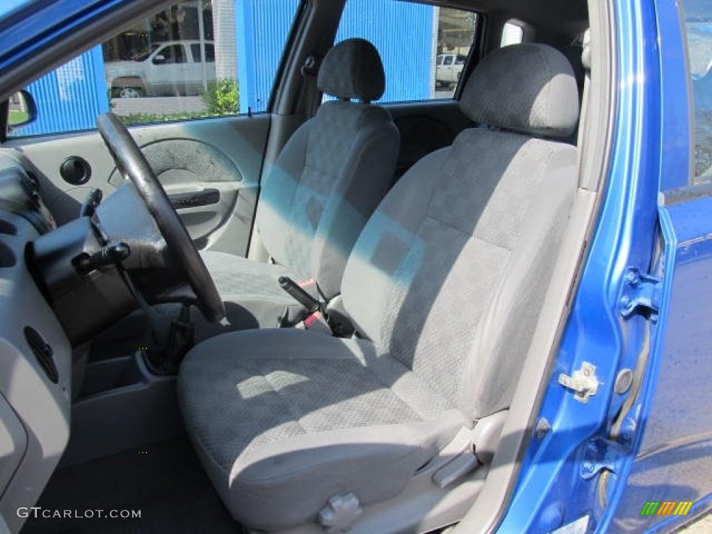 2004 Aveo Hatchback - Bright Blue Metallic / Gray photo #9