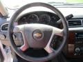 2012 Chevrolet Tahoe Ebony Interior Steering Wheel Photo