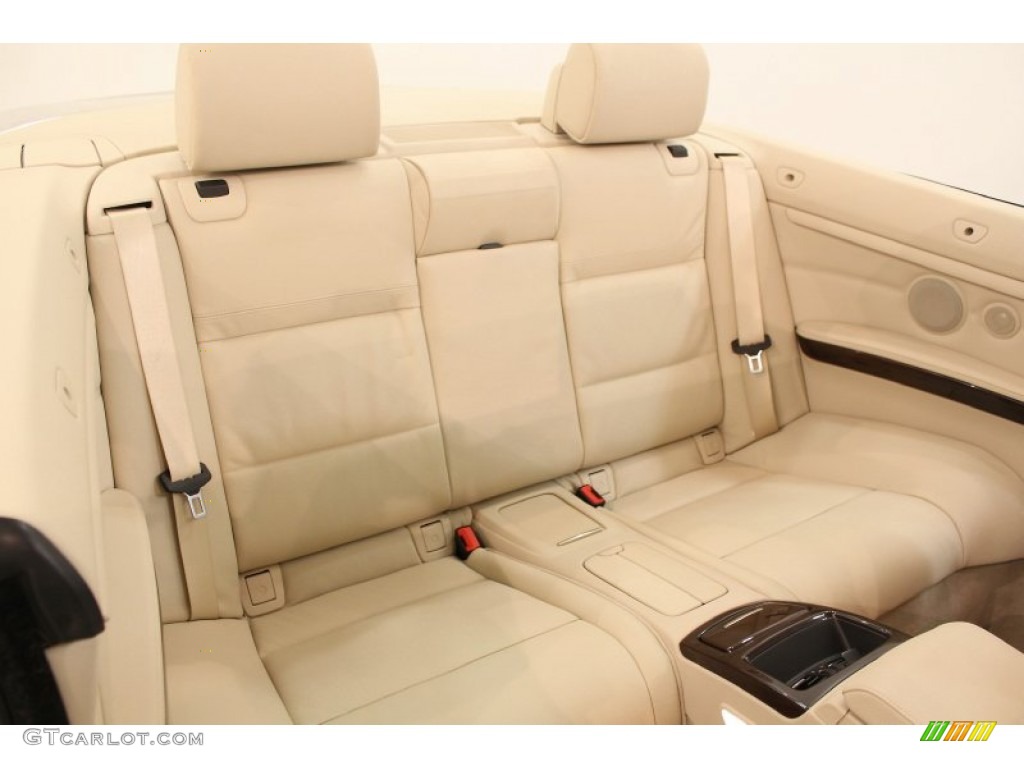 Cream Beige Interior 2010 BMW 3 Series 335i Convertible Photo #62598294