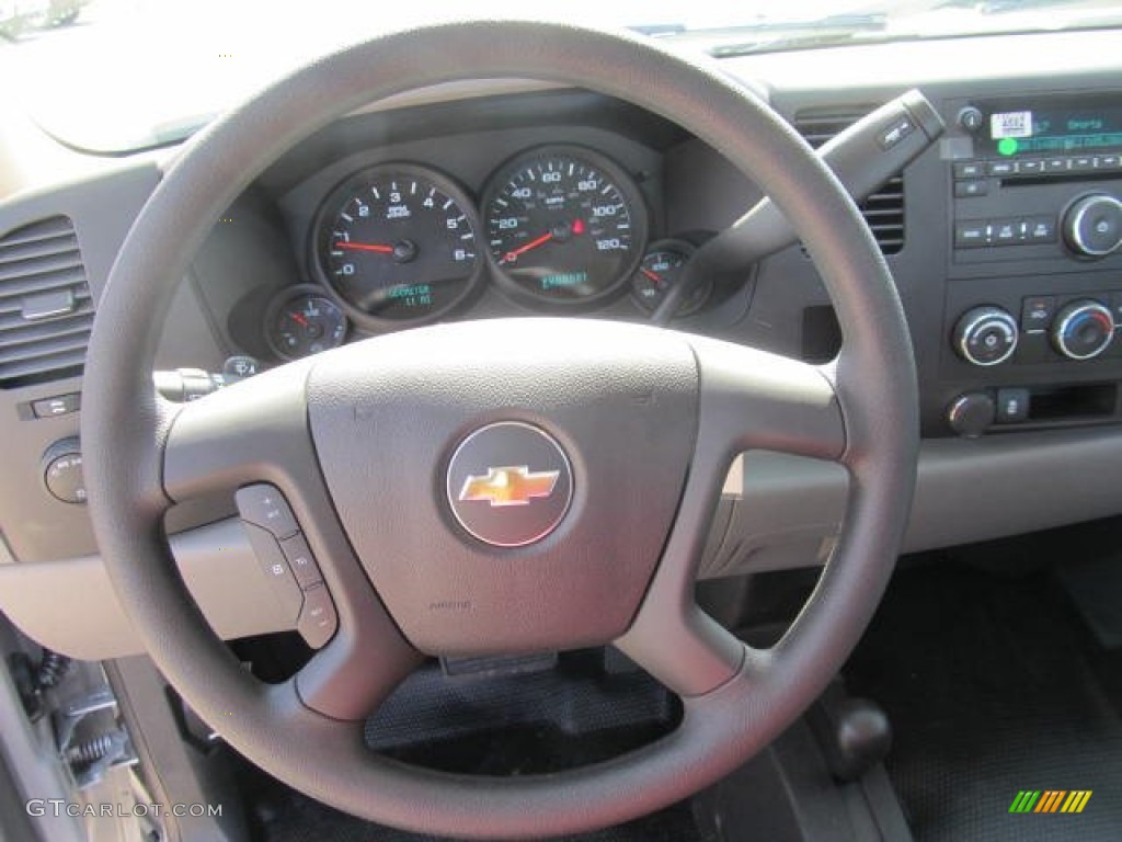 2012 Silverado 1500 LS Regular Cab 4x4 - Silver Ice Metallic / Dark Titanium photo #11