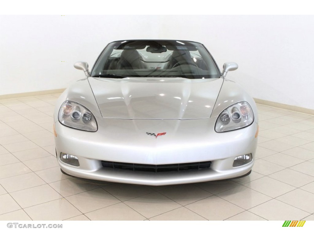 2007 Corvette Convertible - Machine Silver Metallic / Ebony photo #3