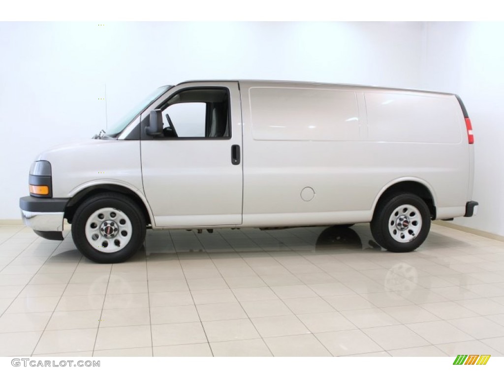 Silver Birch Metallic 2009 GMC Savana Van 1500 AWD Cargo Exterior Photo #62599586