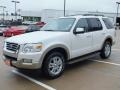 2010 White Suede Ford Explorer Eddie Bauer  photo #9