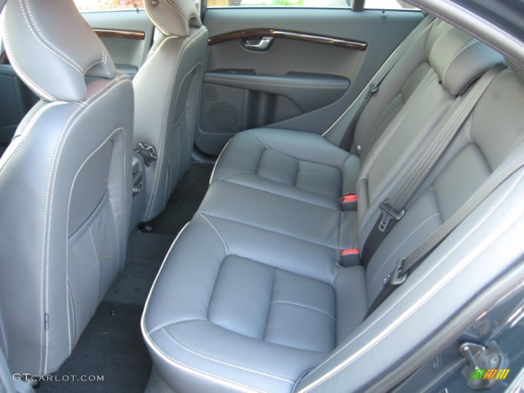 Inscription Off Black/Black Interior 2012 Volvo S80 T6 AWD Inscription Photo #62600236