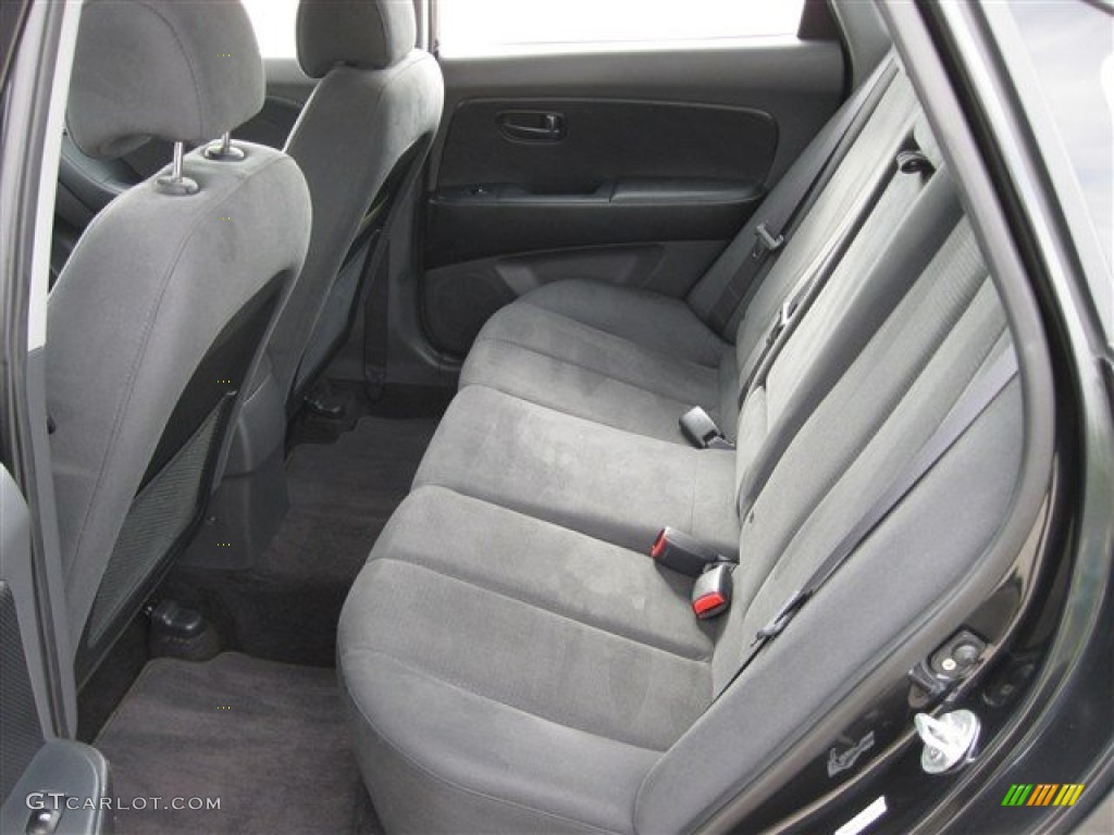 2009 Elantra SE Sedan - Black Pearl / Black photo #18