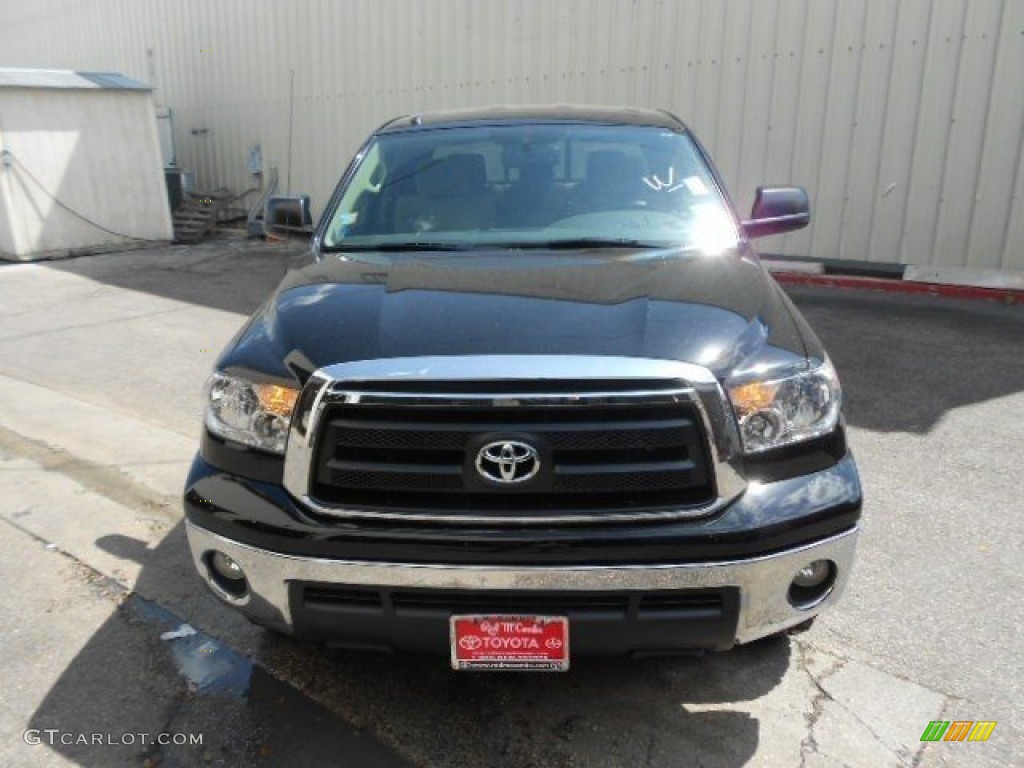 2010 Tundra TRD Double Cab 4x4 - Black / Sand Beige photo #2