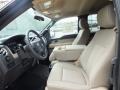 2011 Ford F150 Pale Adobe Interior Front Seat Photo