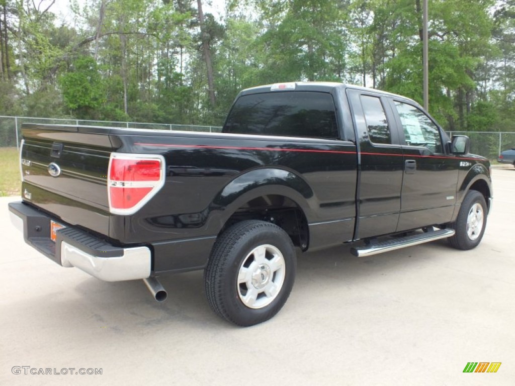 2011 F150 XLT SuperCab - Ebony Black / Pale Adobe photo #5