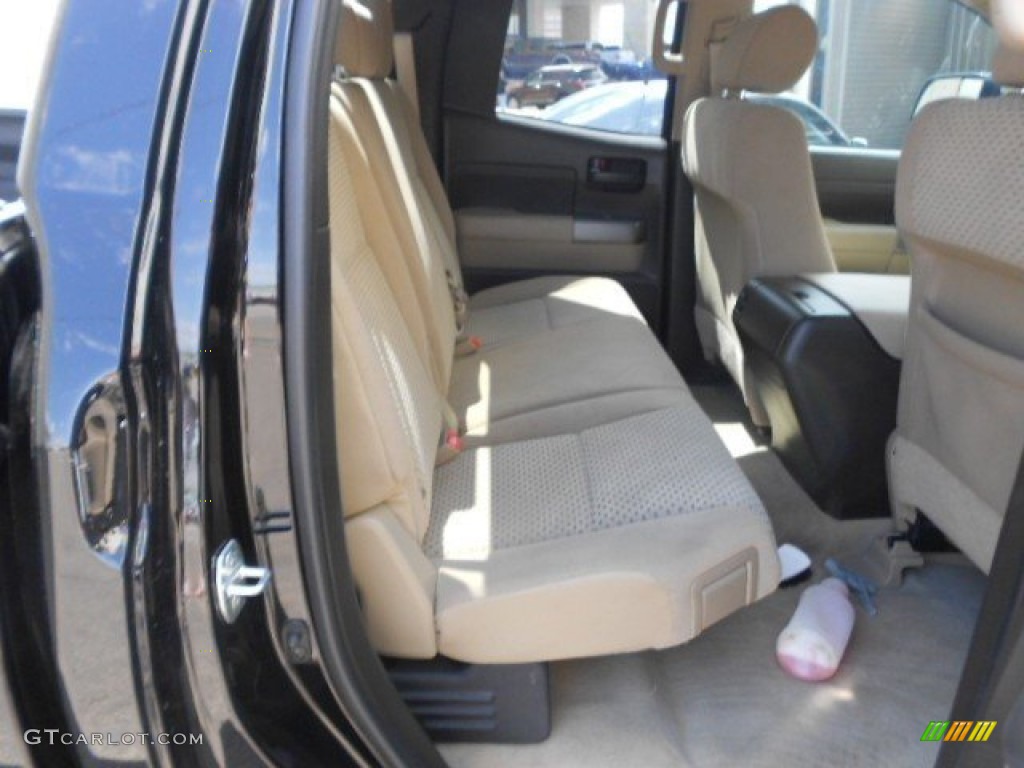 2010 Tundra TRD Double Cab 4x4 - Black / Sand Beige photo #17