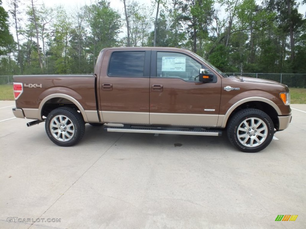 2012 F150 King Ranch SuperCrew 4x4 - Golden Bronze Metallic / King Ranch Chaparral Leather photo #2