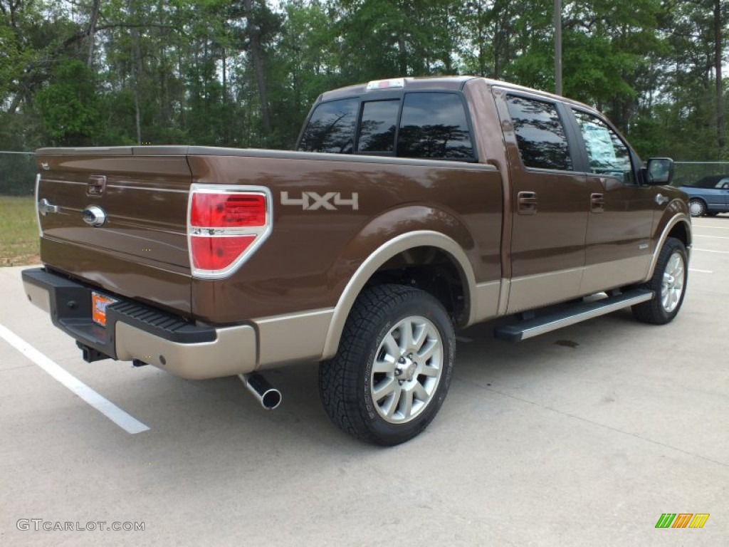 2012 F150 King Ranch SuperCrew 4x4 - Golden Bronze Metallic / King Ranch Chaparral Leather photo #5