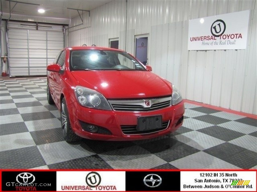 2008 Astra XR Coupe - Salsa Red / Charcoal photo #1