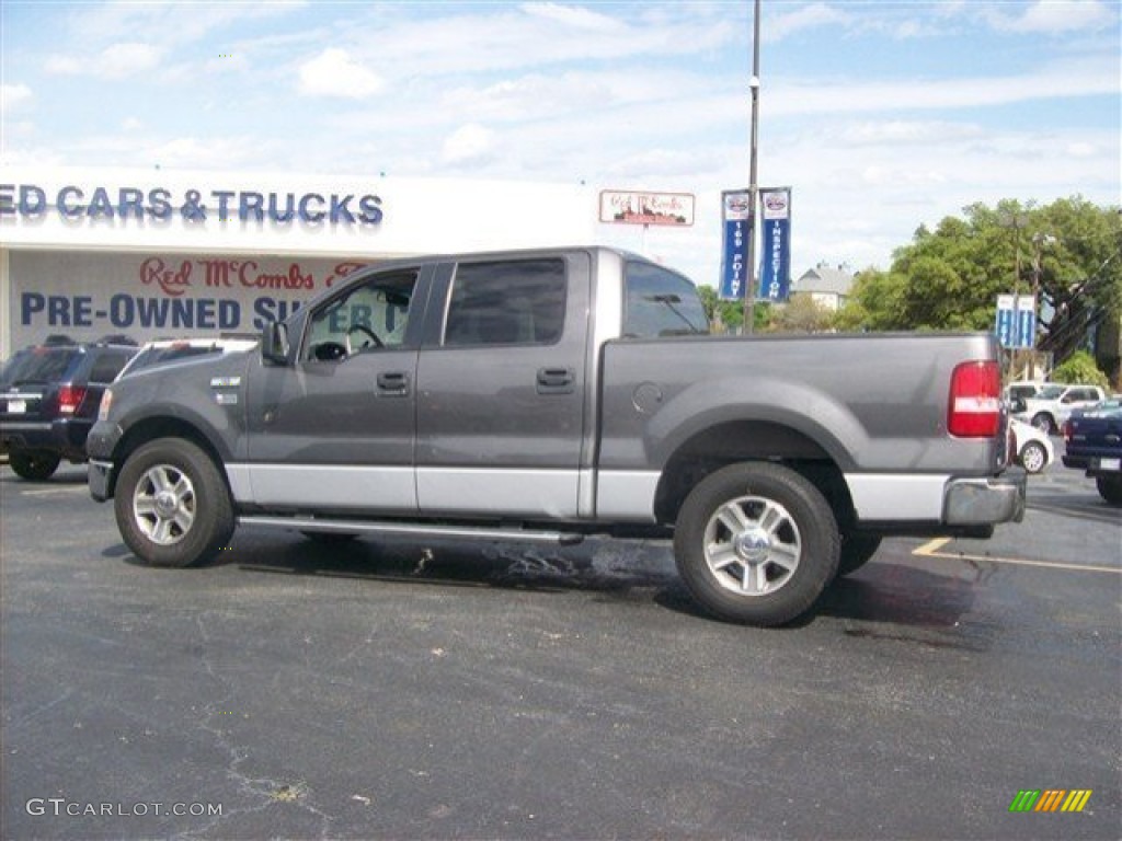 2005 F150 XLT SuperCrew - Dark Shadow Grey Metallic / Medium Flint Grey photo #5