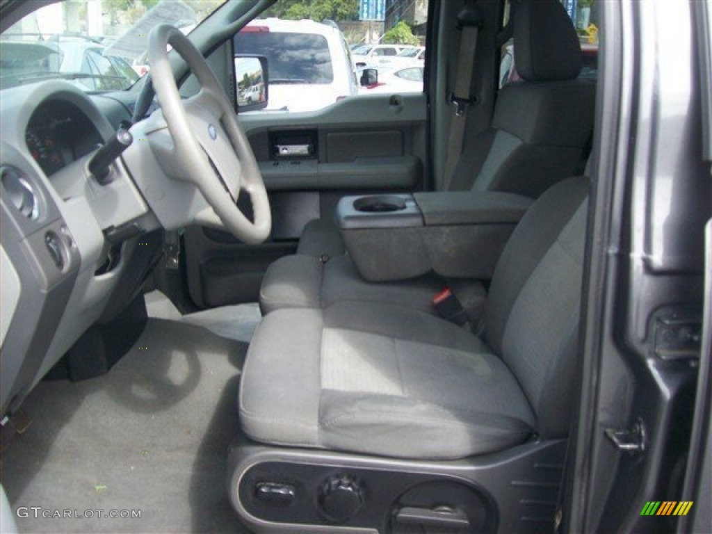 2005 F150 XLT SuperCrew - Dark Shadow Grey Metallic / Medium Flint Grey photo #10