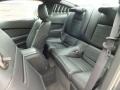 2012 Ford Mustang Charcoal Black Interior Rear Seat Photo