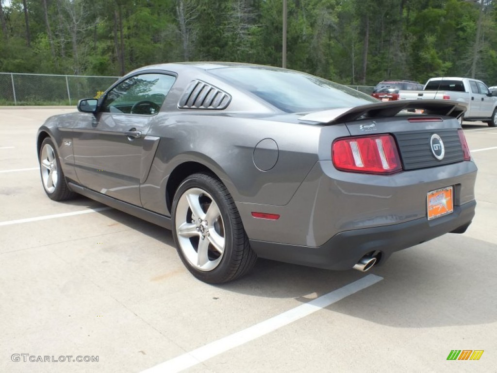 2012 Mustang GT Premium Coupe - Sterling Gray Metallic / Charcoal Black photo #7
