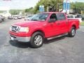 2007 Bright Red Ford F150 XLT SuperCrew  photo #15