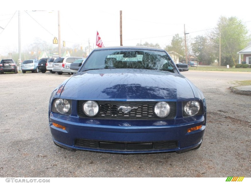 2006 Mustang GT Premium Convertible - Vista Blue Metallic / Light Parchment photo #2