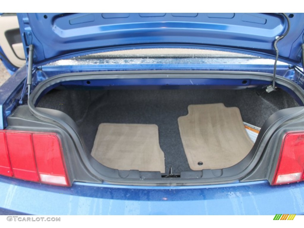 2006 Mustang GT Premium Convertible - Vista Blue Metallic / Light Parchment photo #18