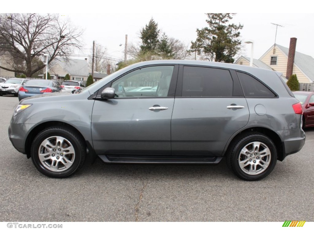 Sterling Gray Metallic 2009 Acura MDX Technology Exterior Photo #62604947