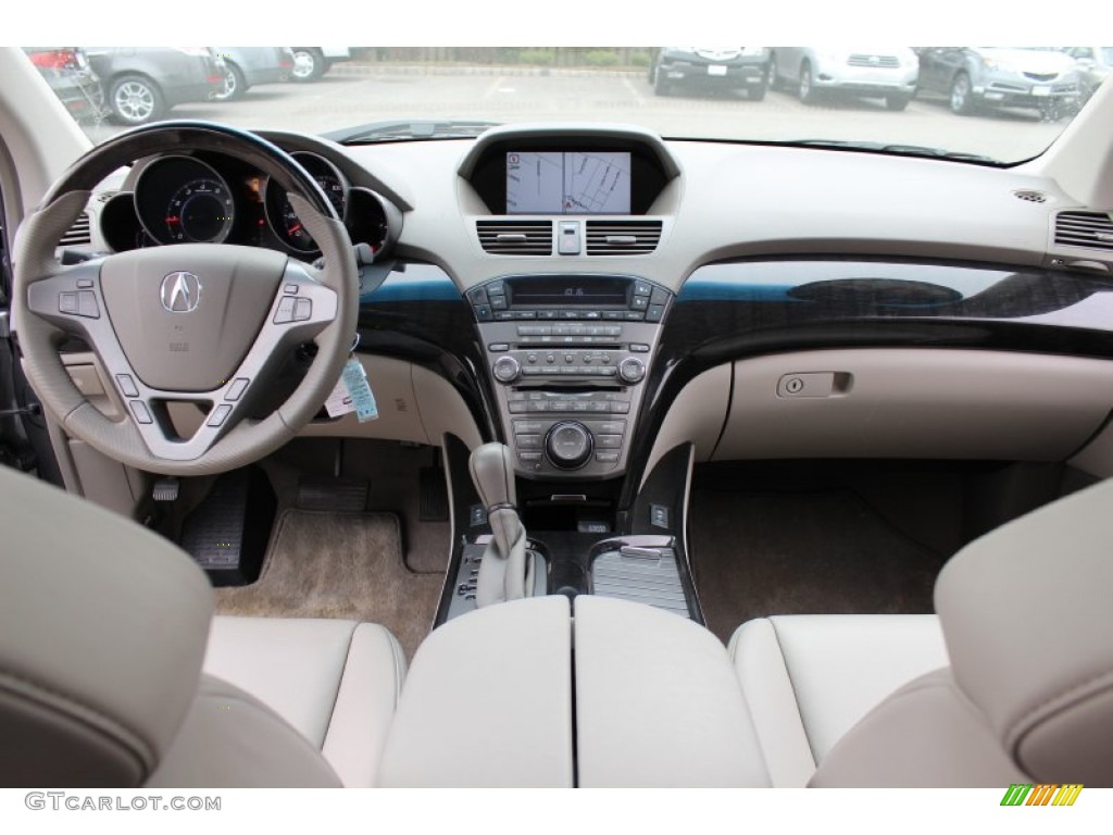 2009 Acura MDX Technology Taupe Dashboard Photo #62605016