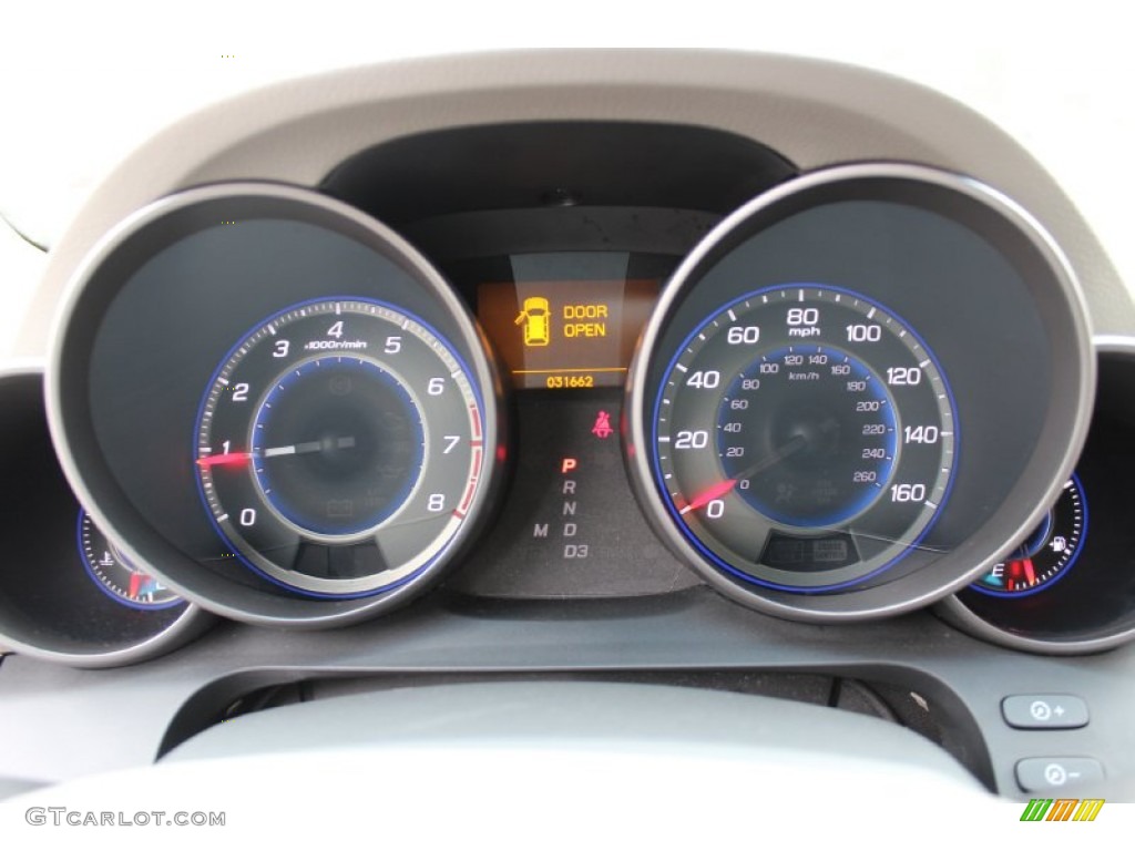 2009 Acura MDX Technology Gauges Photo #62605052