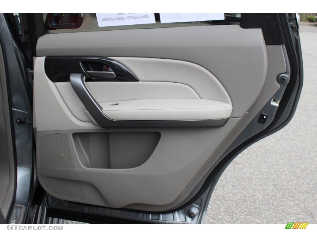 2009 Acura MDX Technology Taupe Door Panel Photo #62605103