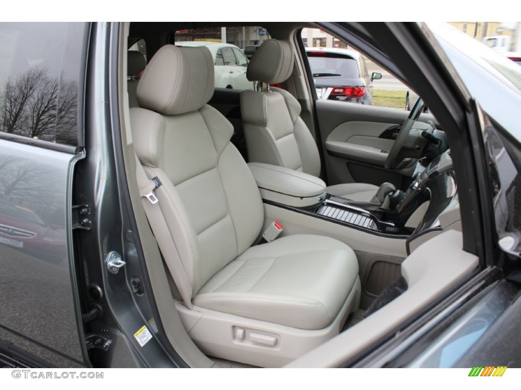 Taupe Interior 2009 Acura MDX Technology Photo #62605154