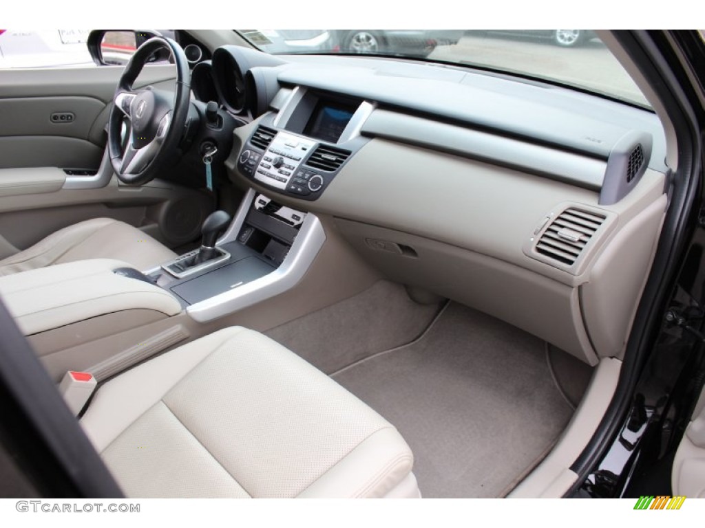 2009 Acura RDX SH-AWD Taupe Dashboard Photo #62605742
