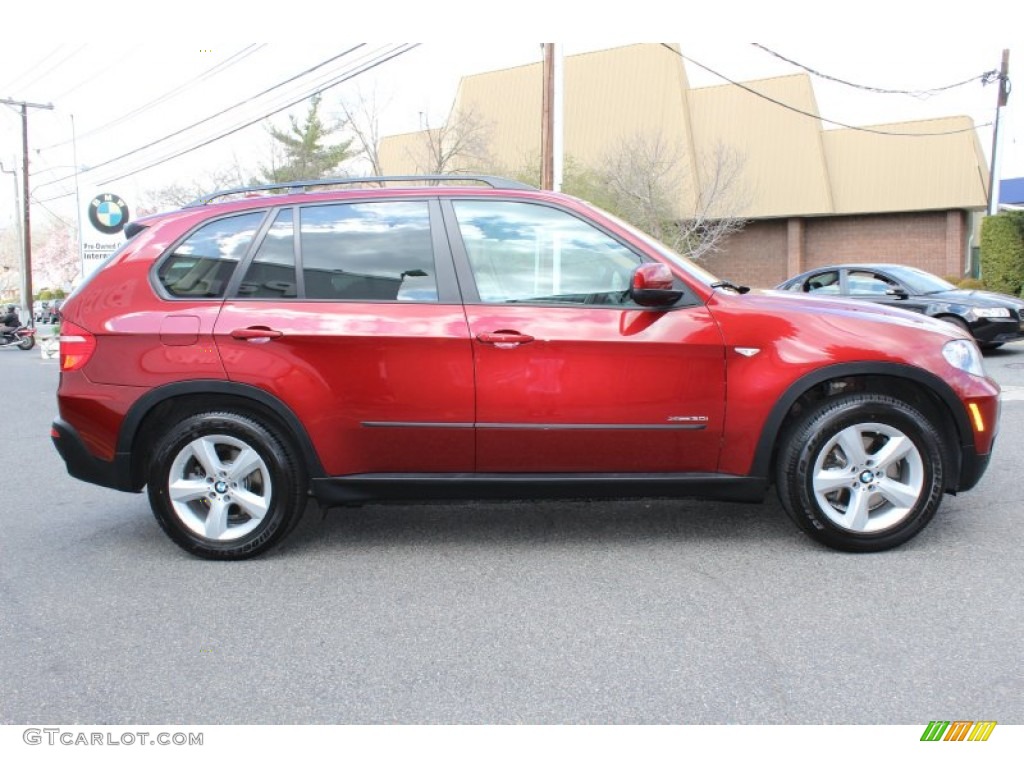Vermillion Red Metallic 2009 BMW X5 xDrive30i Exterior Photo #62606105