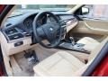 Sand Beige Nevada Leather 2009 BMW X5 Interiors