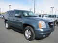 2009 Stealth Gray Metallic GMC Yukon SLT 4x4  photo #1